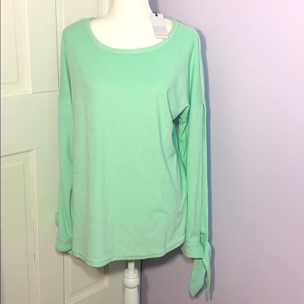 NWT Love riche | Teal Swim Cover Up Top